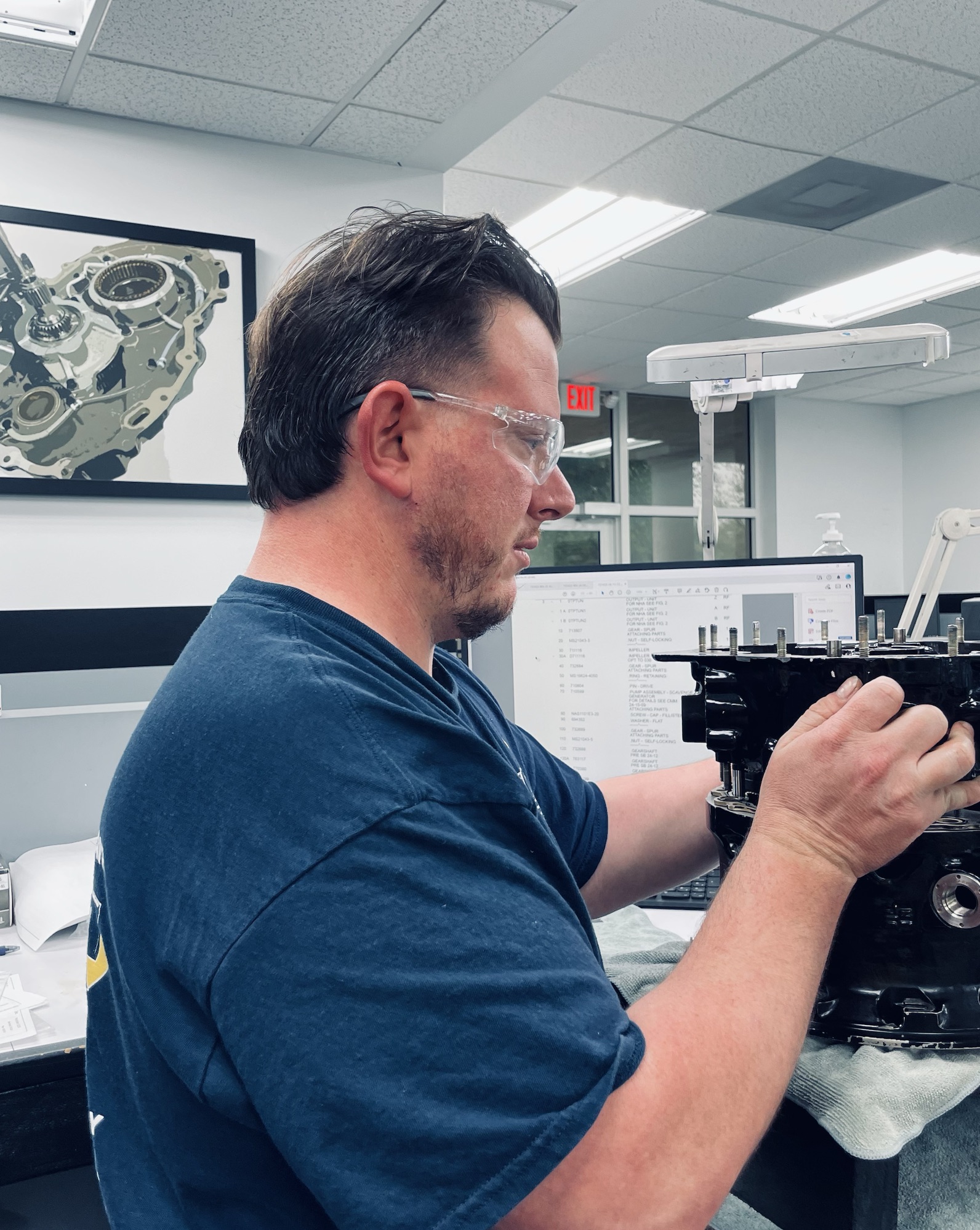 FCAR technicians inspecting units